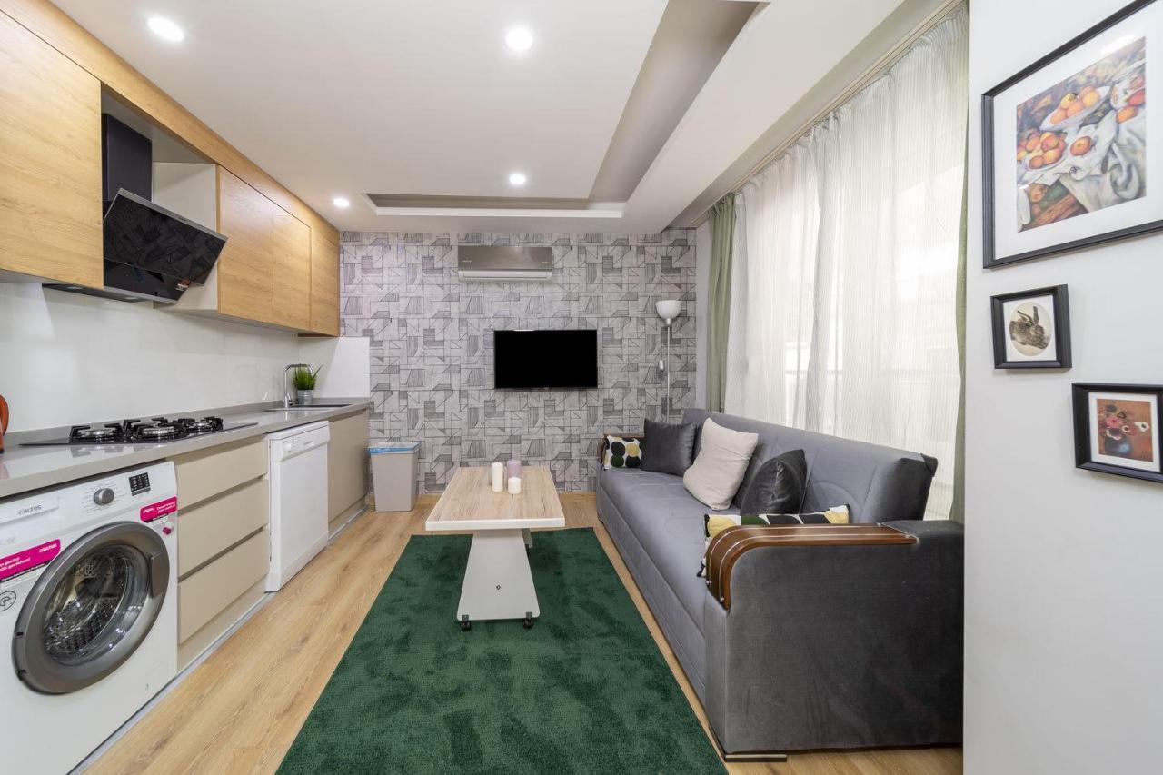 Modern And Cozy Apartment With Central Location And Balcony In Muratpasa, Antália Exterior foto